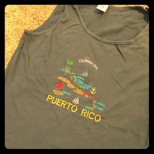 Unisex graphic tank from Puerto Rico